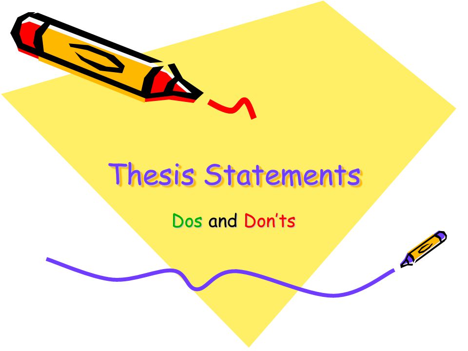 worst thesis statement ever