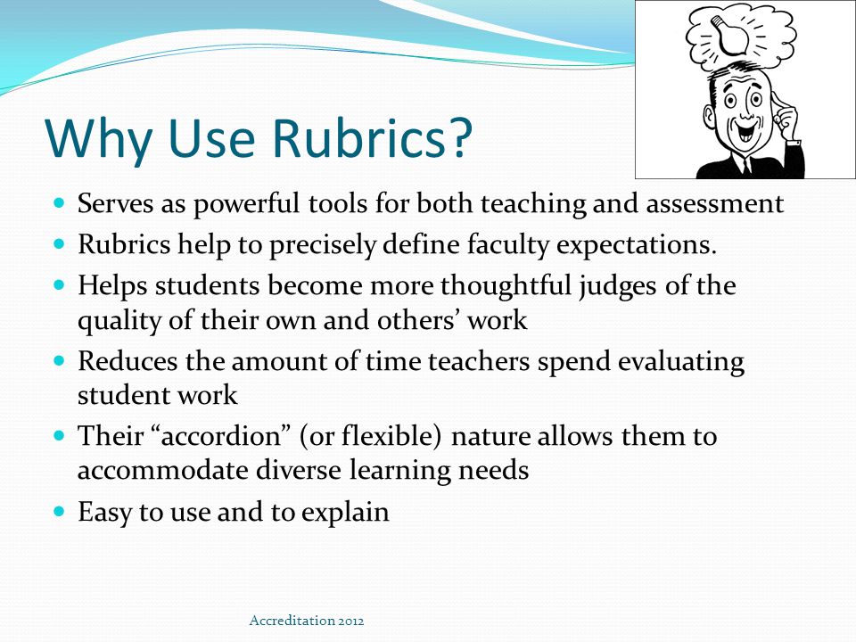 Why Use Rubrics.