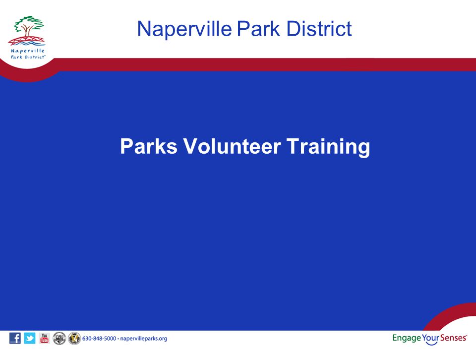 Parks Volunteer Training Naperville Park District