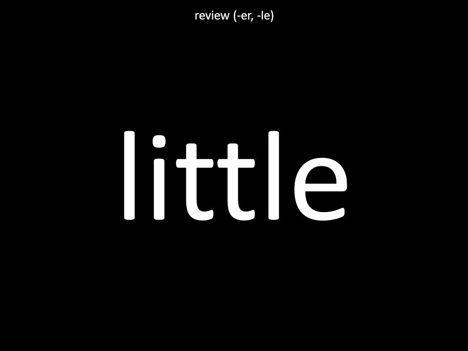 little review (-er, -le)
