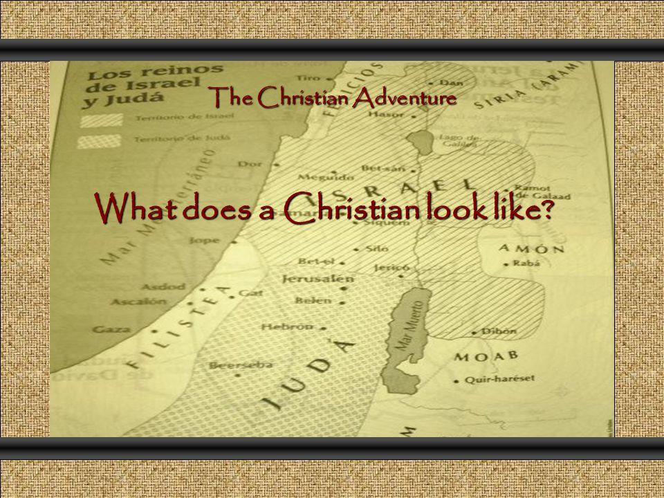 What does a Christian look like The Christian Adventure
