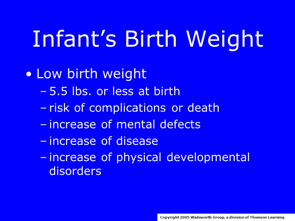 High-Risk Pregnancies Copyright 2005 Wadsworth Group, a division of Thomson Learning