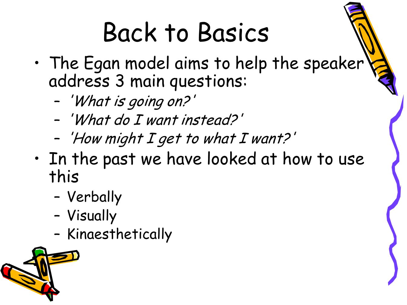 egans helping model