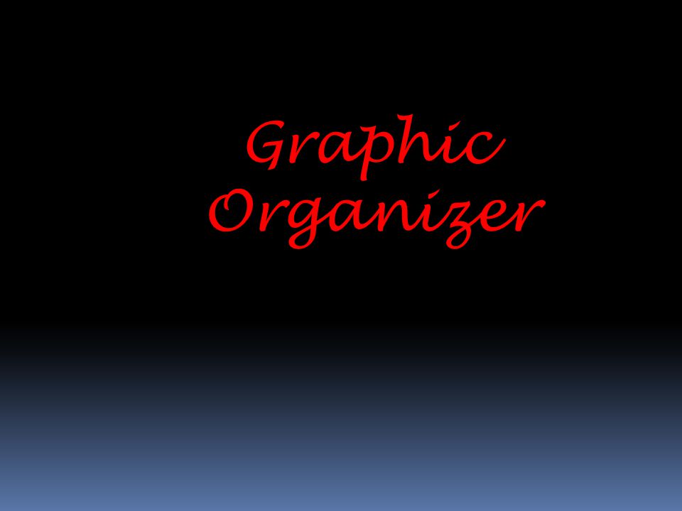 Graphic Organizer