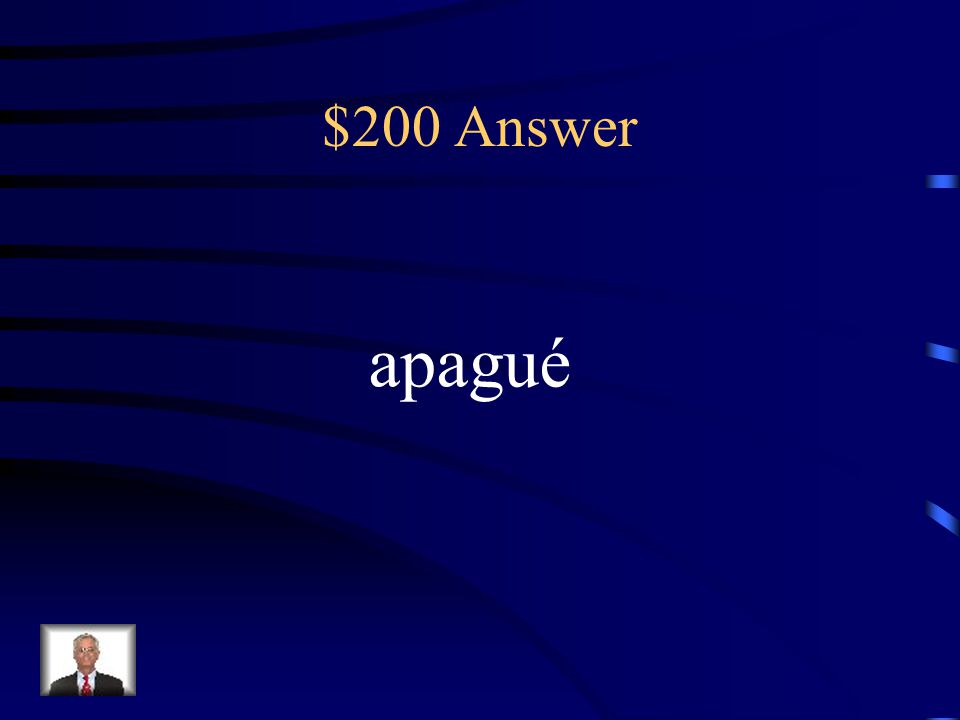 $200 Question What’s the ending change for apagar