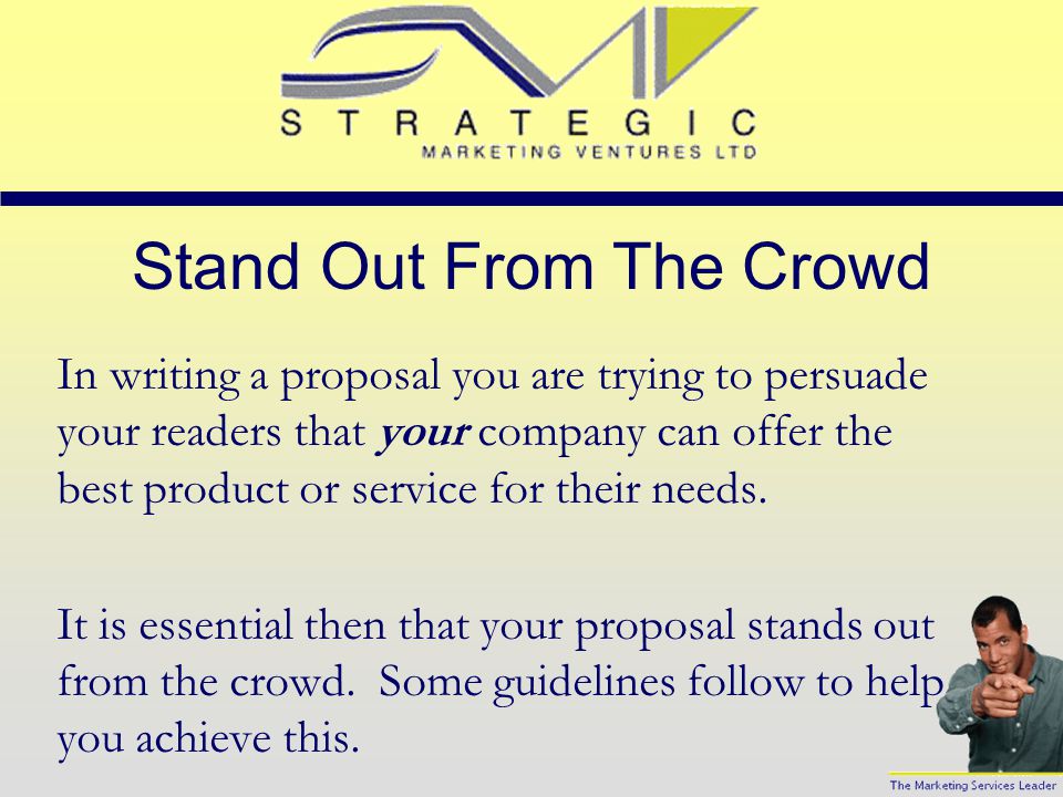 Small Business Resource Power Point Series Writing a Proposal to a Client or Prospect