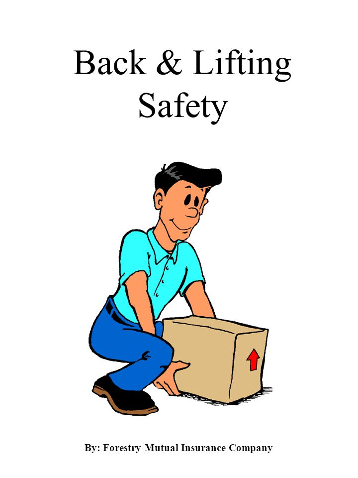 Back & Lifting Safety By: Forestry Mutual Insurance Company
