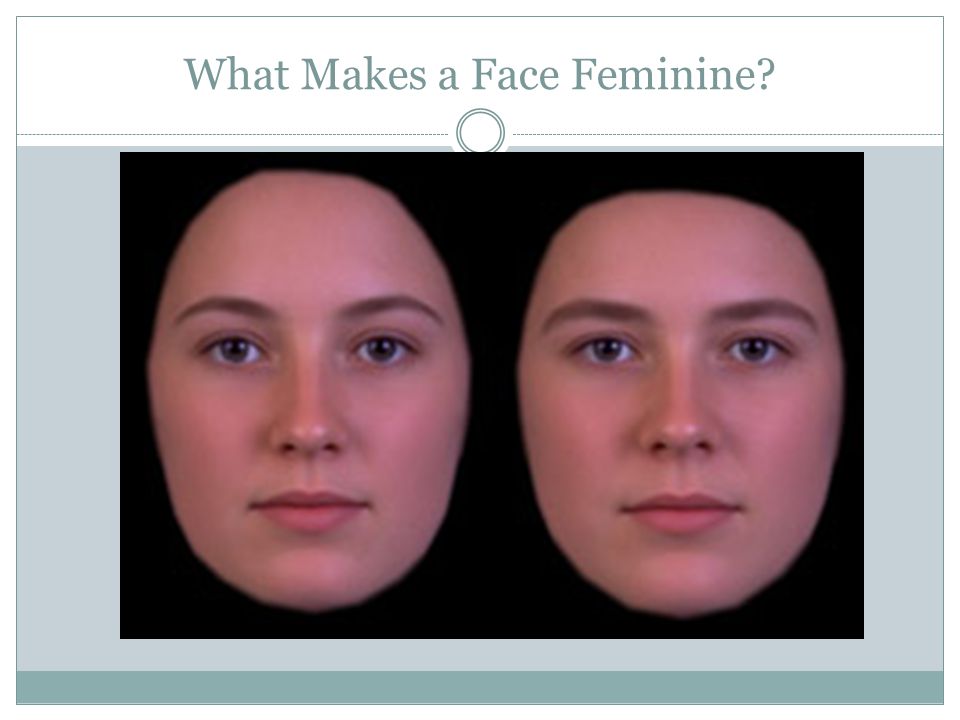 What Makes a Face Feminine