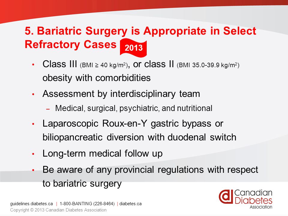 guidelines.diabetes.ca | BANTING ( ) | diabetes.ca Copyright © 2013 Canadian Diabetes Association 5.