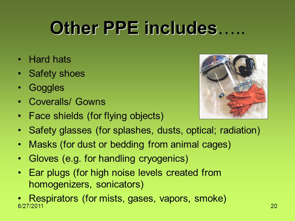6/27/ Other PPE includes Other PPE includes…..