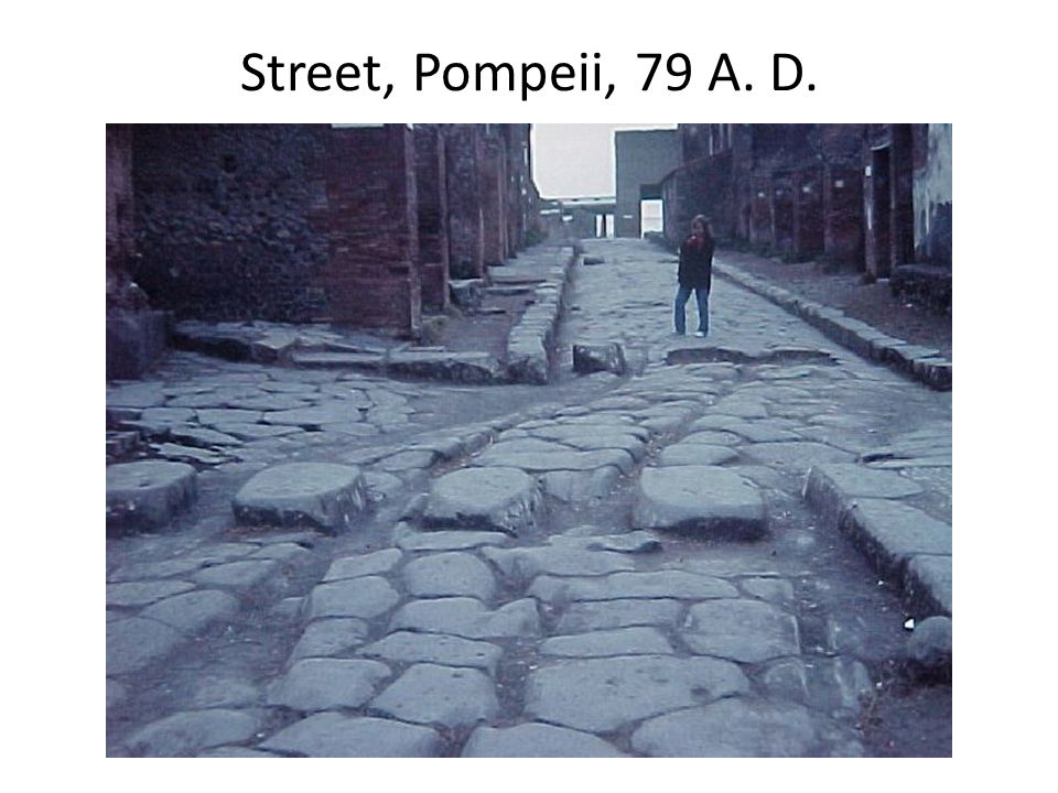 Street, Pompeii, 79 A. D.