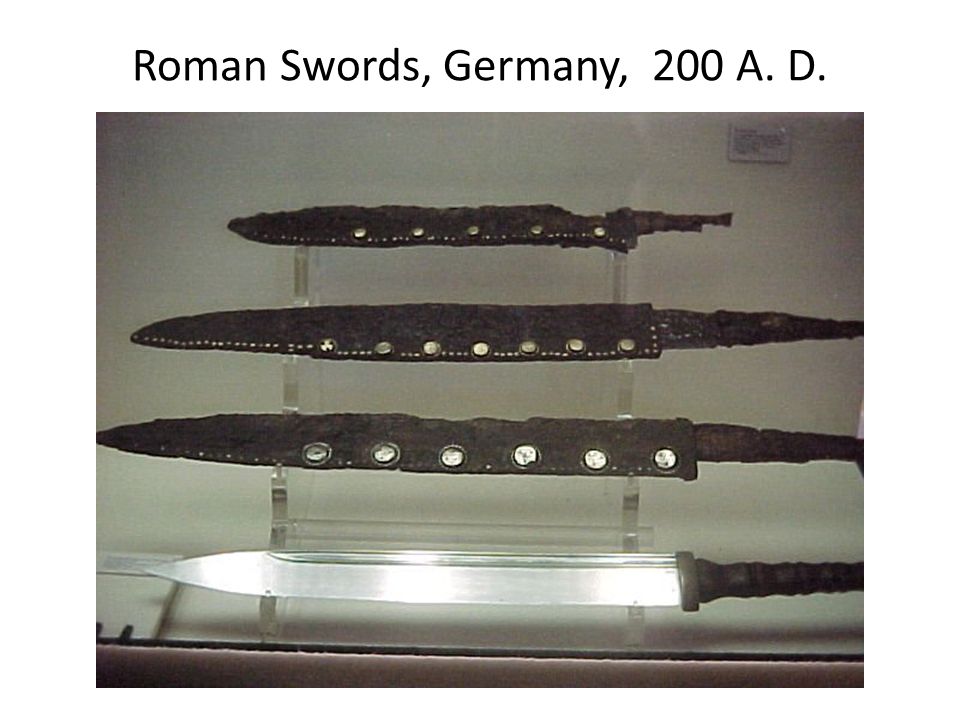 Roman Swords, Germany, 200 A. D.