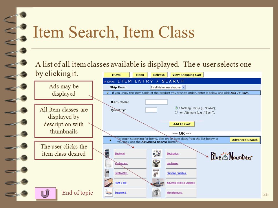 25 Item Related Parts When you click the related parts button, a list screen showing all components is displayed.