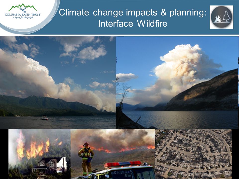 Climate change impacts & planning: Interface Wildfire