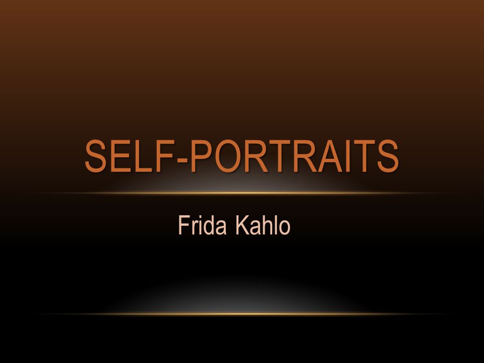 Frida Kahlo SELF-PORTRAITS
