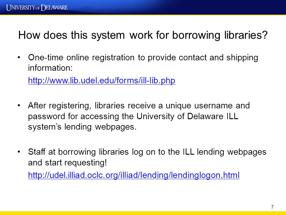 How does this system work for borrowing libraries.