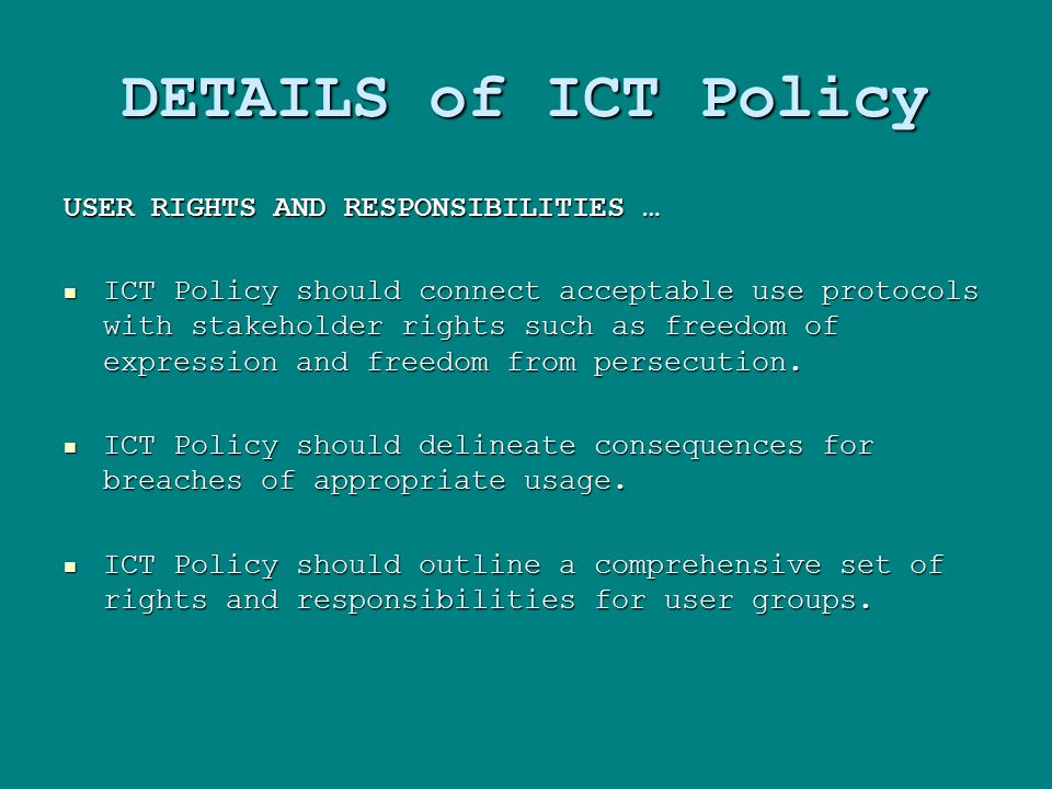 ICT ETHICS, POLICY & SECURITY ISSUES Alfred Smith, Patricia Leahy James  Parsons June 9 th ppt download