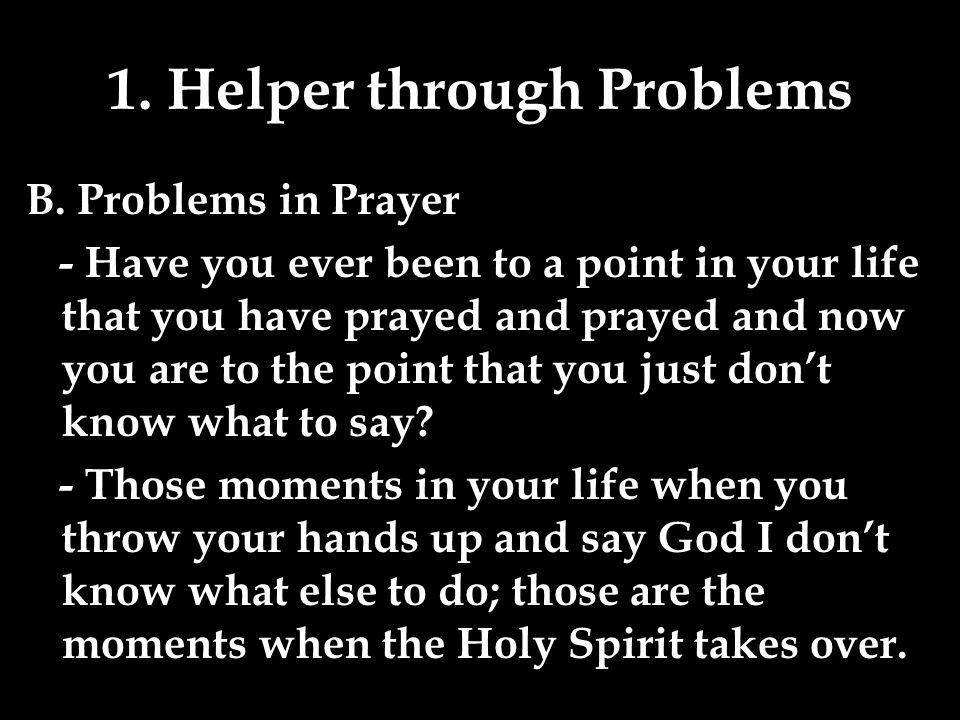 1. Helper through Problems B.