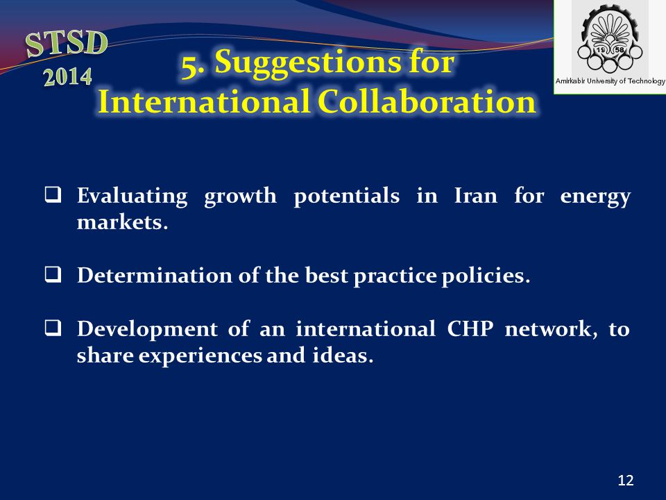  Evaluating growth potentials in Iran for energy markets.