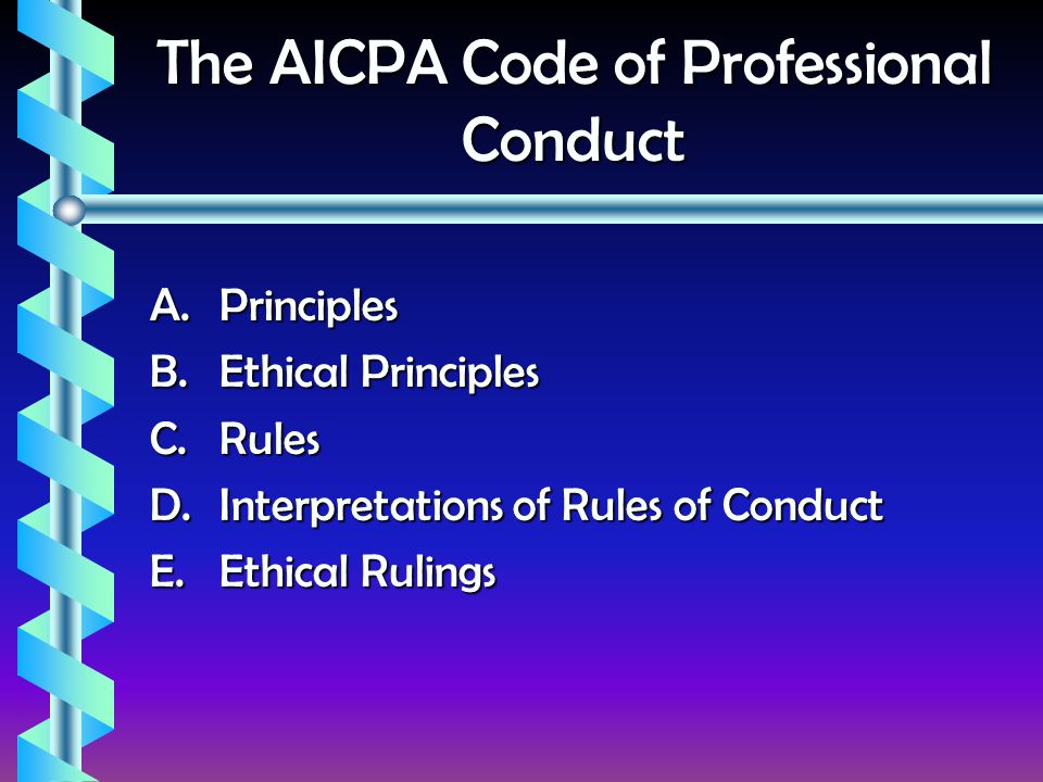 1 02 Professional Ethics Code Of Professional Conduct Ppt Download
