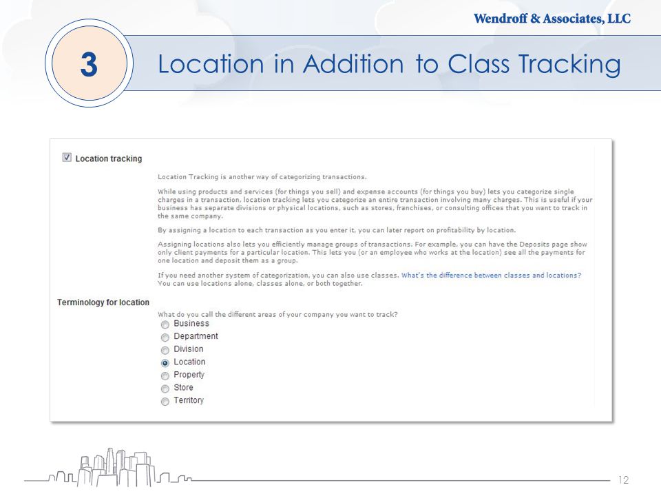 12 Location in Addition to Class Tracking 3