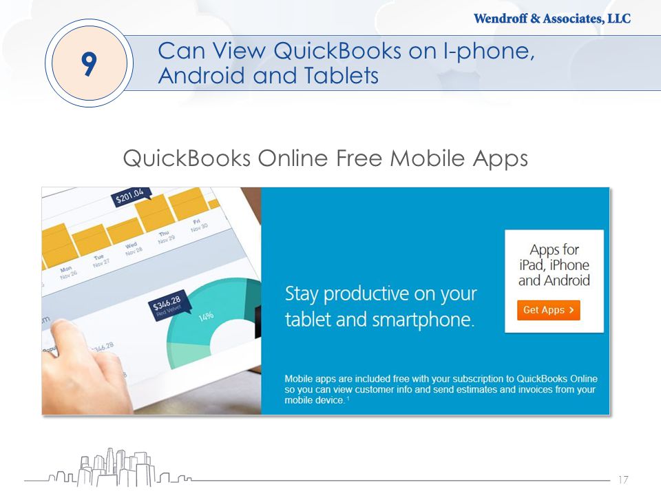 17 9 Can View QuickBooks on I-phone, Android and Tablets QuickBooks Online Free Mobile Apps