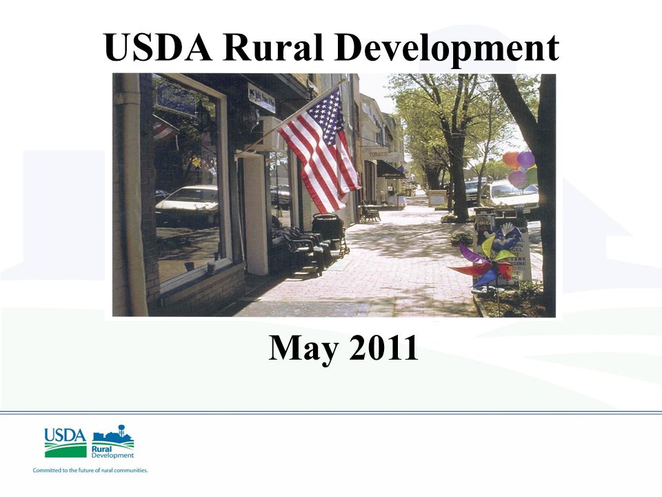 USDA Rural Development May 2011