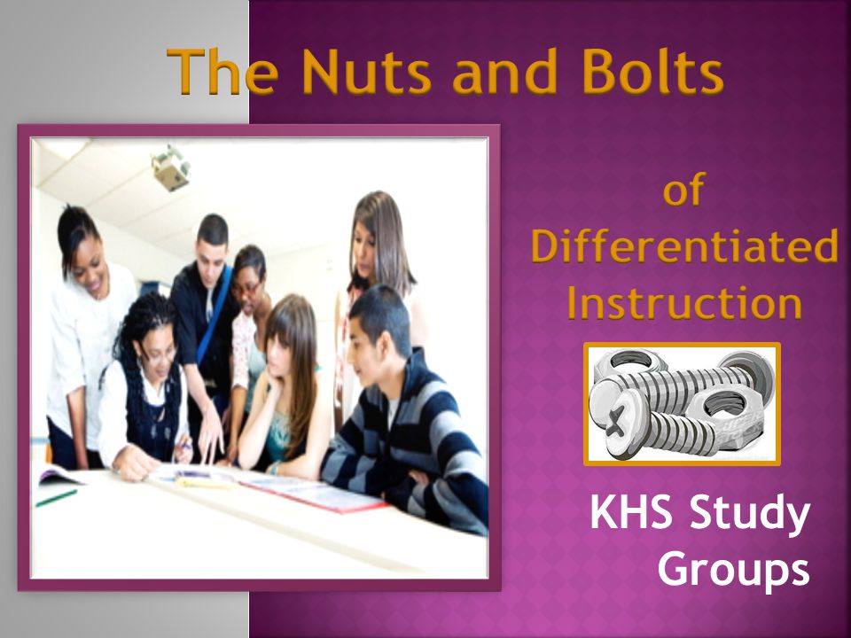 KHS Study Groups
