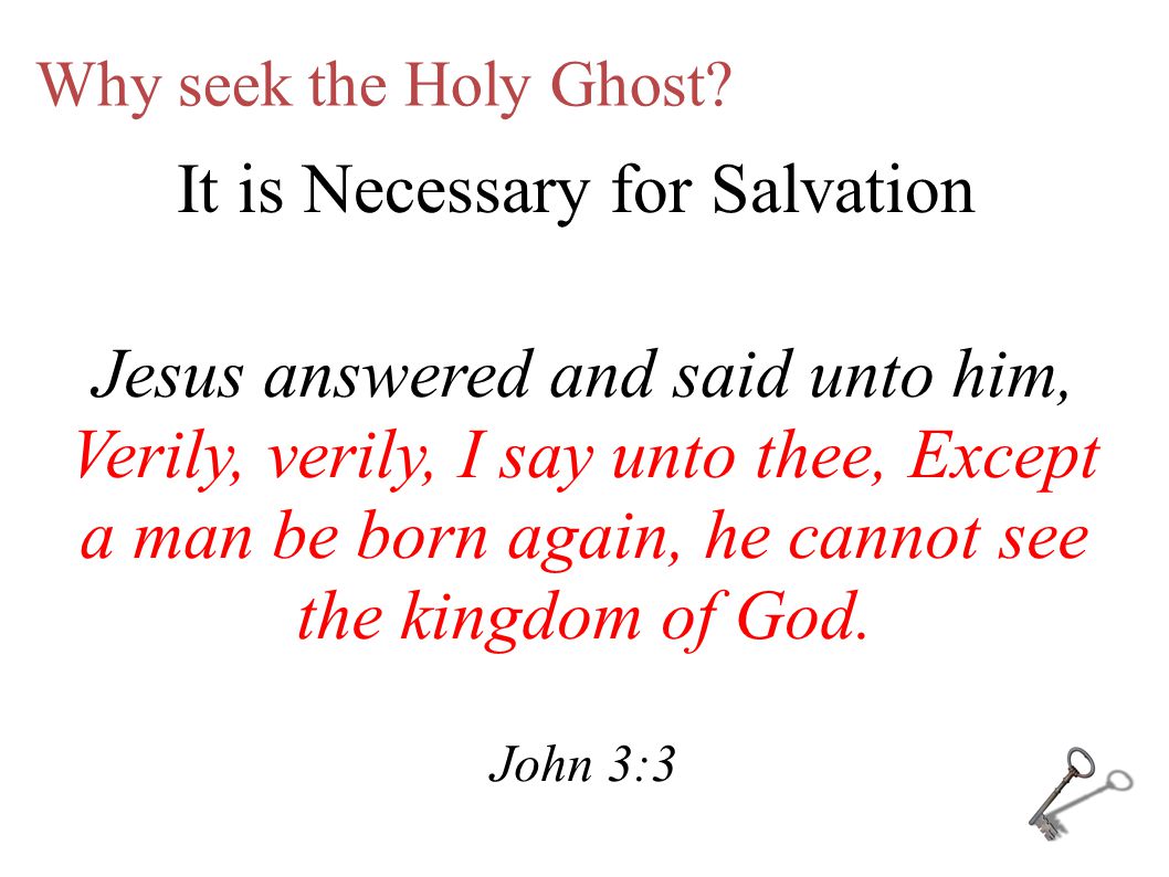What is the Holy Ghost. What.