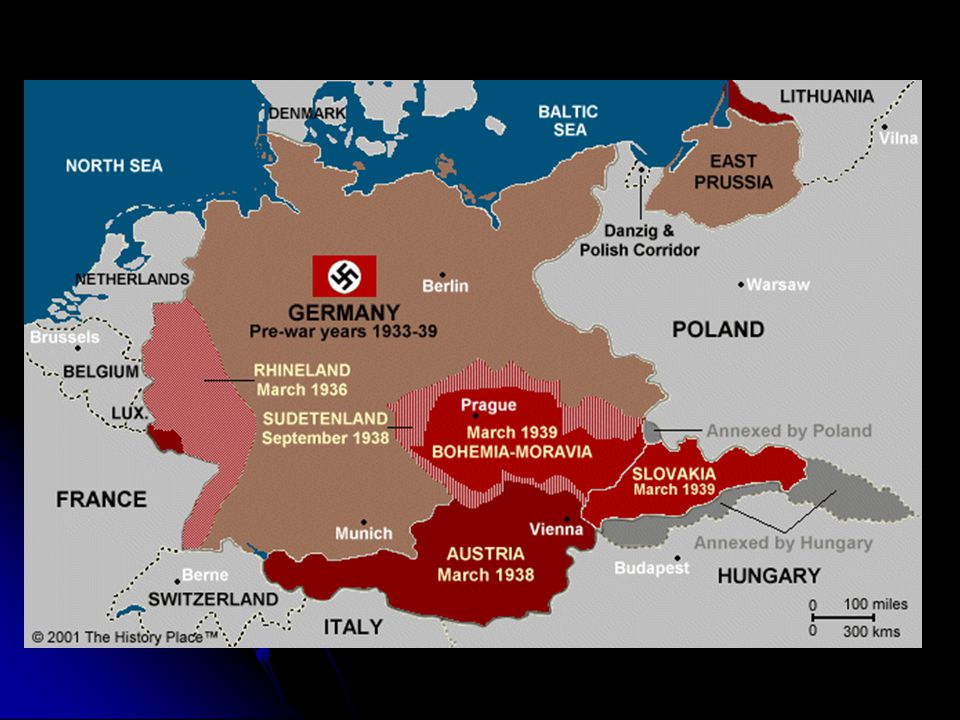 Карта третьего рейха 1936