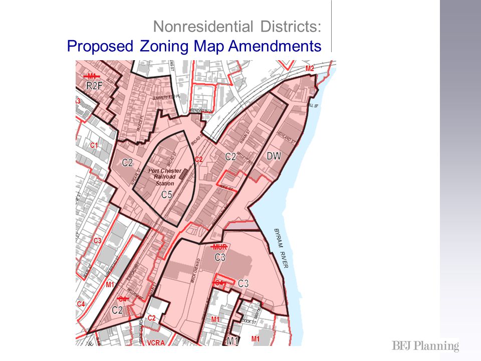 Nonresidential Districts: Proposed Zoning Map Amendments