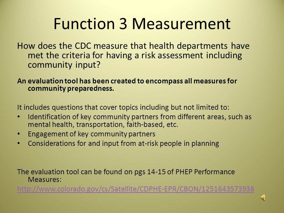 Function 3: Engage With Community Organizations Identified Tasks: What things can health departments do to engage community partners after identifying them.