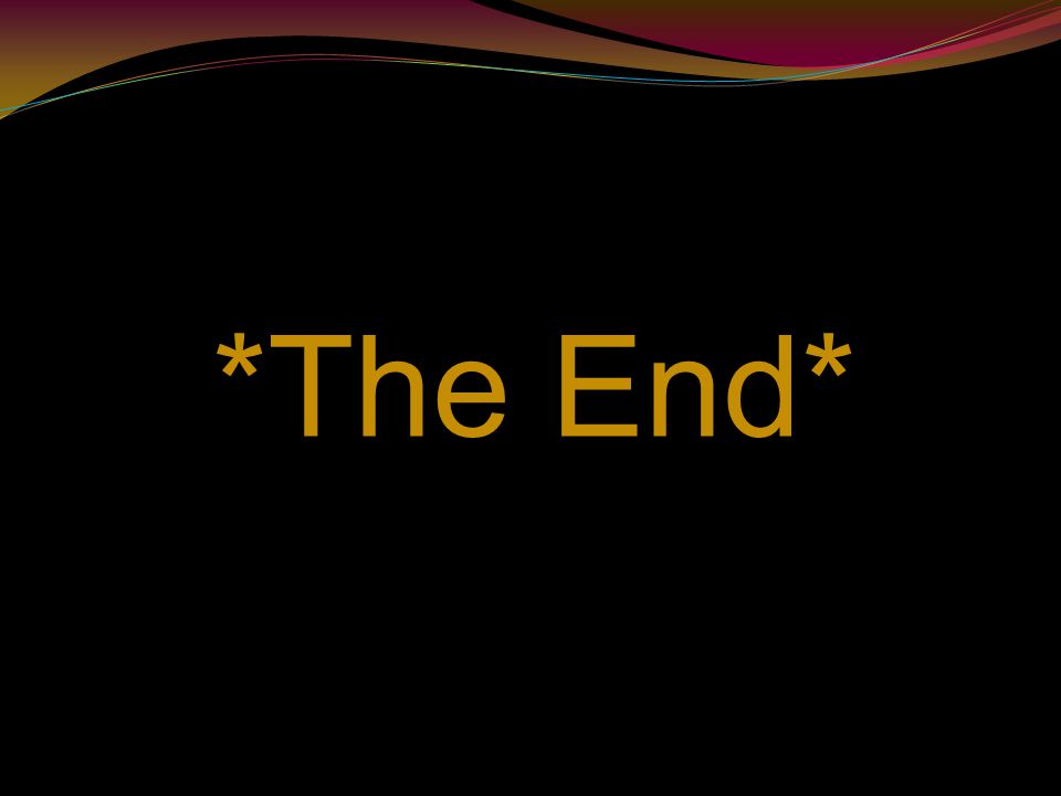 *The End*