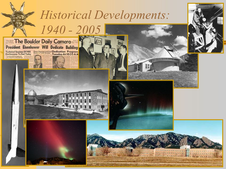 12 December 2005Boulder Solar Associates3 Historical Developments: