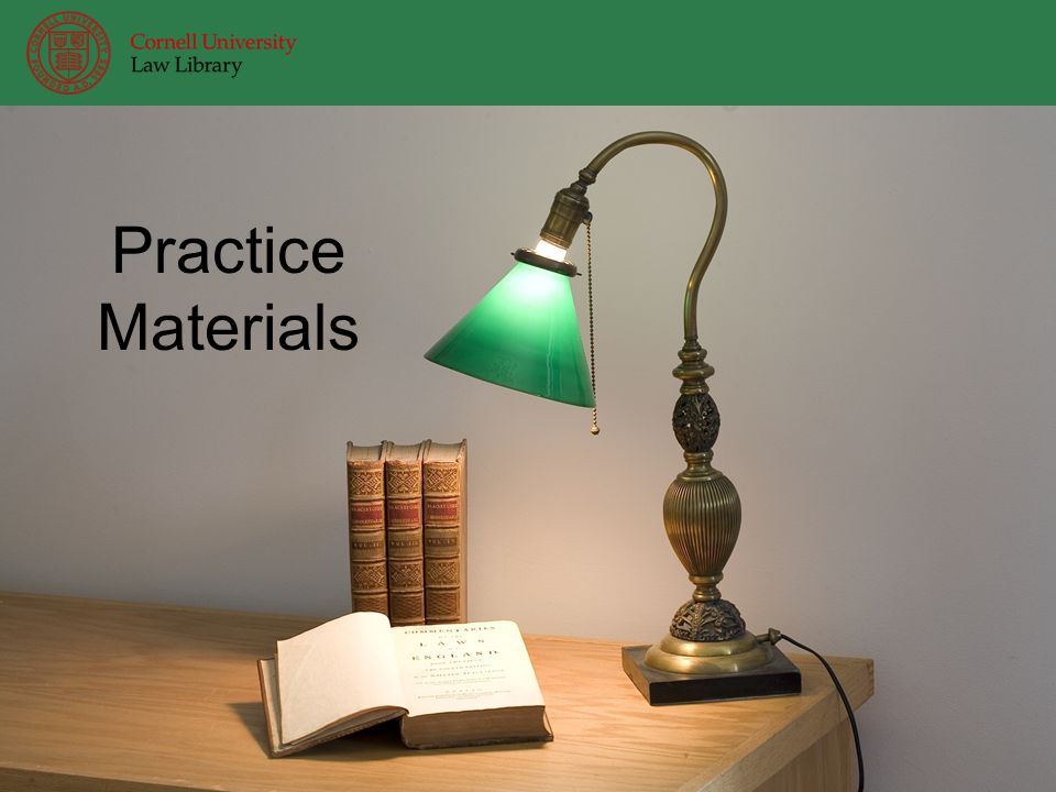 Practice Materials