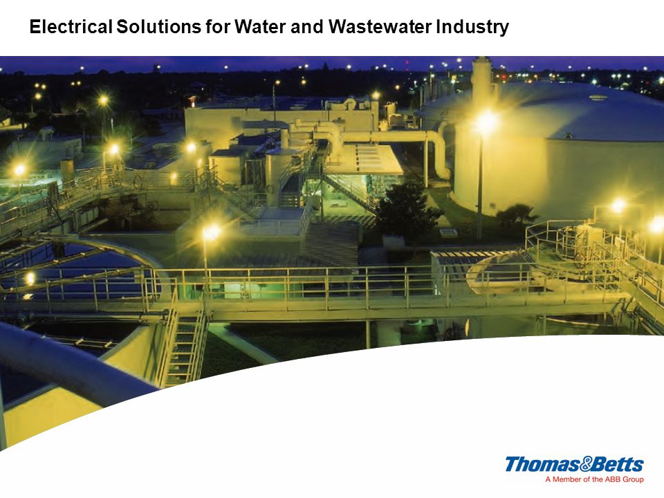 Electrical Solutions for Water and Wastewater Industry