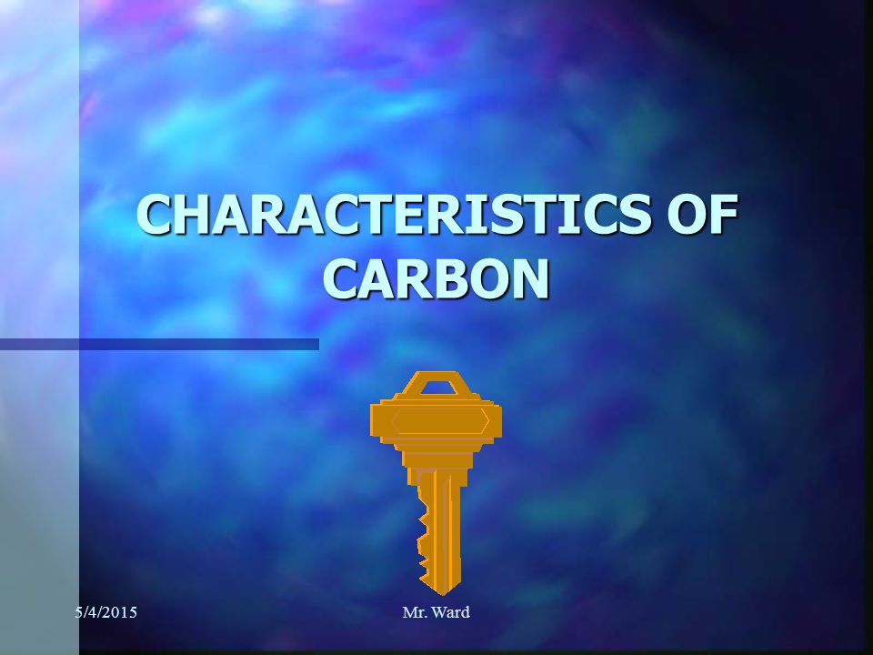 5/4/2015Mr. Ward n 3. ORGANIC COMPOUNDS CONTAIN CARBON, HYDROGEN, AND USUALLY OXYGEN.