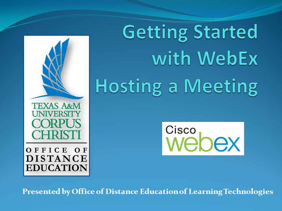 Presented by Office of Distance Education of Learning Technologies