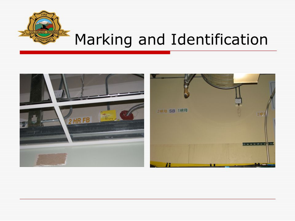 Marking and Identification
