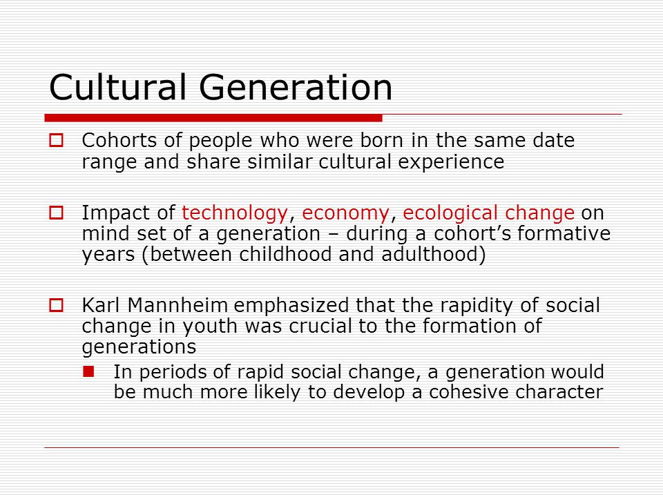 Generations An Overview of Behavior, Attitudes, and Leadership The Open Classroom ppt download
