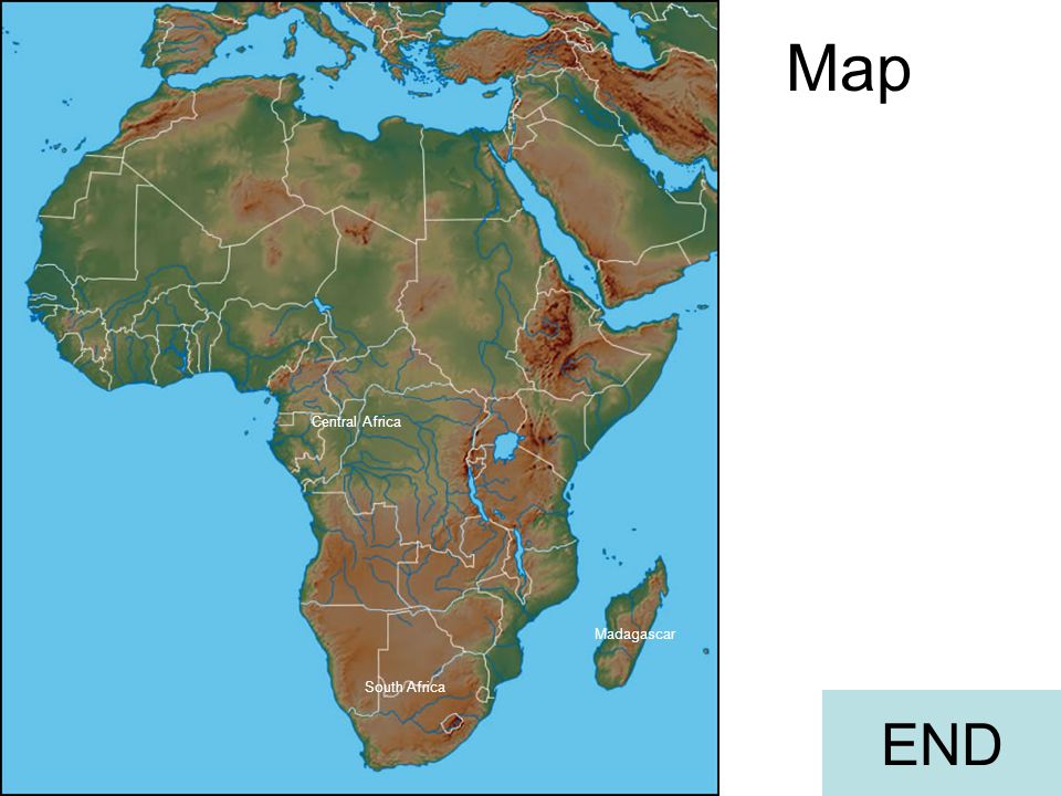 Map Madagascar Central Africa South Africa End Ppt Download - 