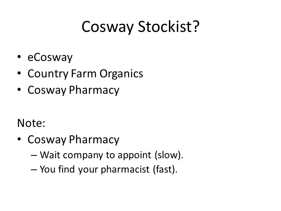 cosway franchise