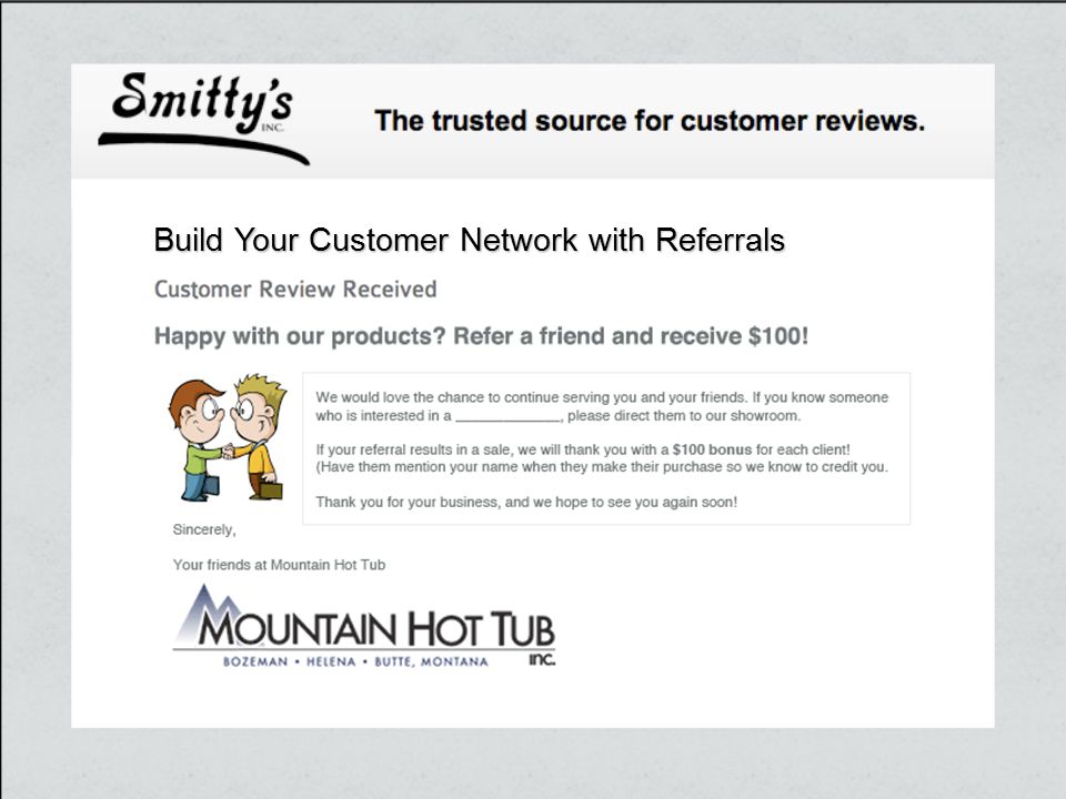 Build Your Customer Network with Referrals