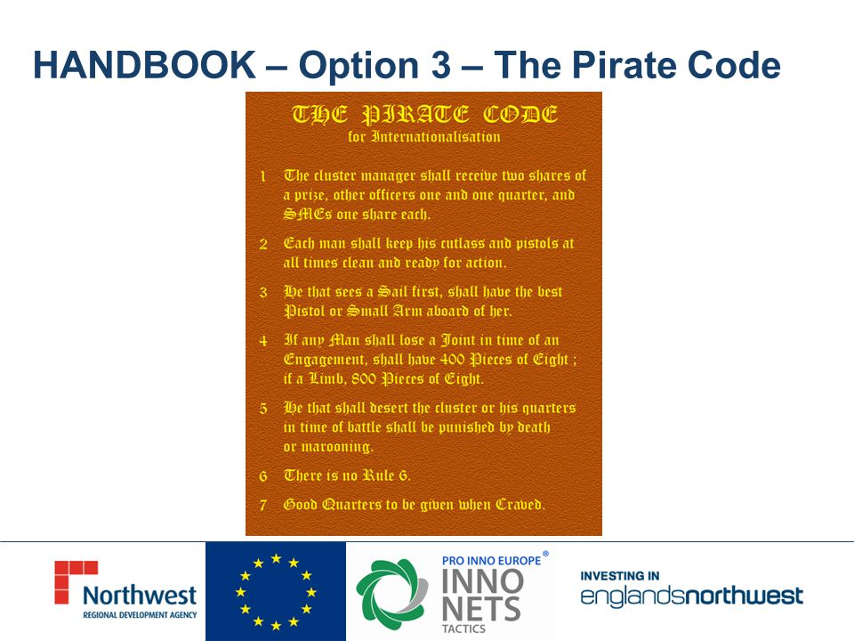 HANDBOOK – Option 3 – The Pirate Code