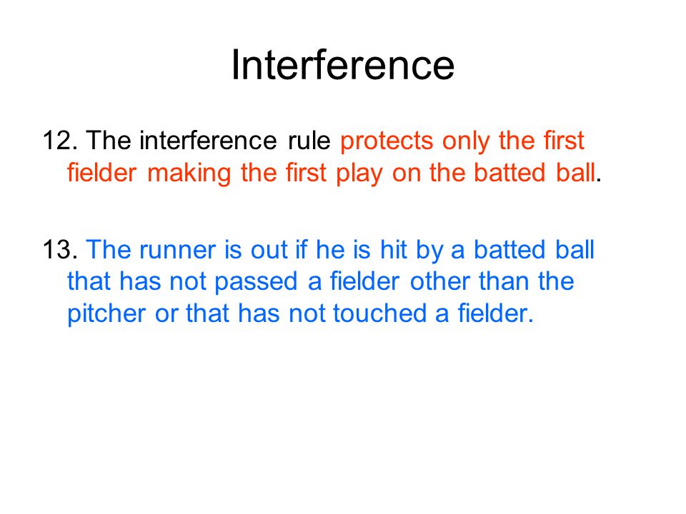 Interference 12.