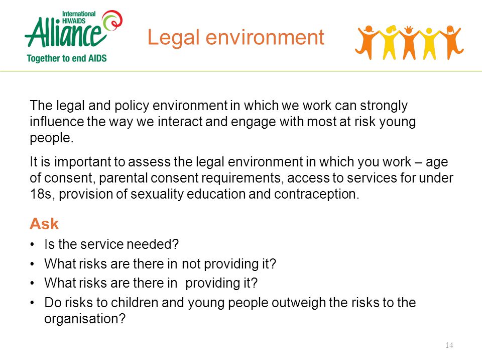 The legal and policy environment in which we work can strongly influence the way we interact and engage with most at risk young people.