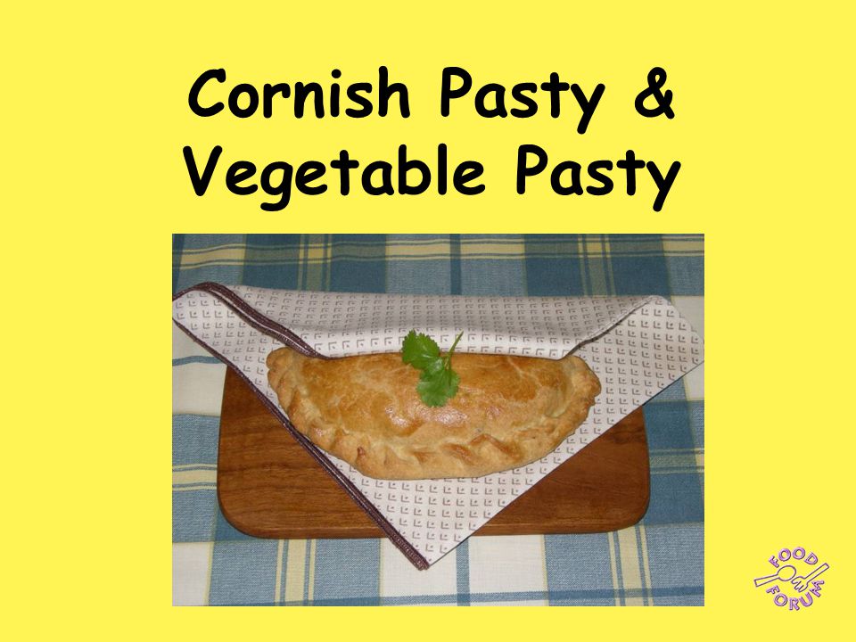 Cornish Pasty & Vegetable Pasty