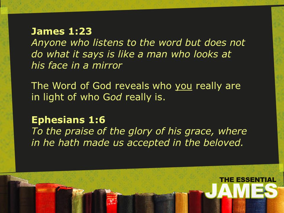 The Word of God reveals who you really are in light of who God really is.