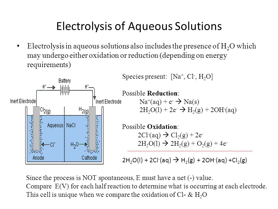 Koh Water Electrolysis Negative Hydrogen