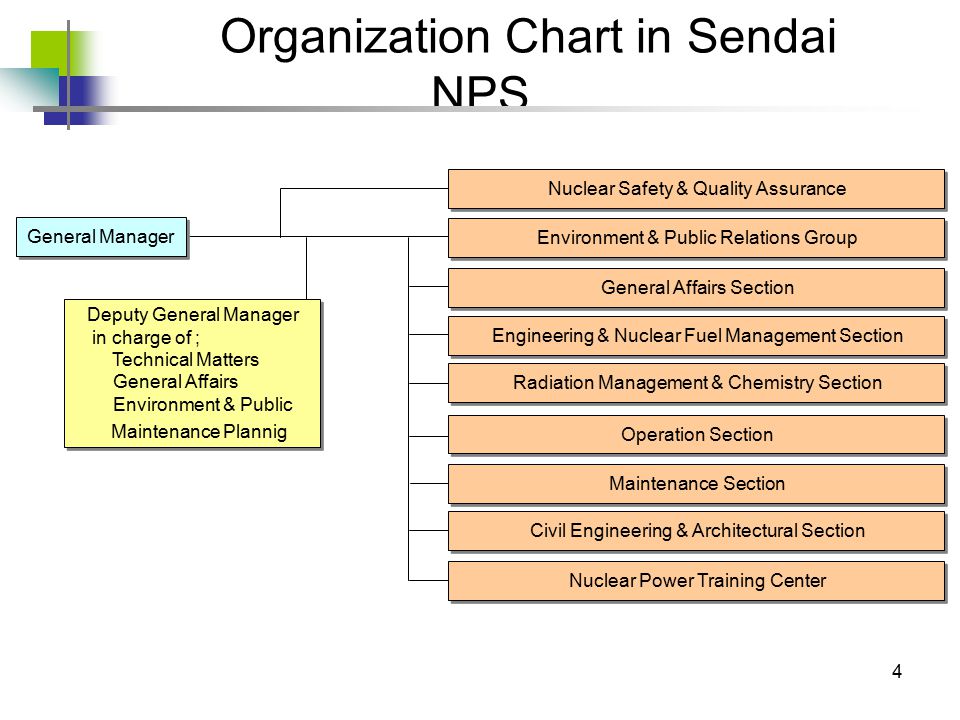 Nuclear Power Plant Organization Chart